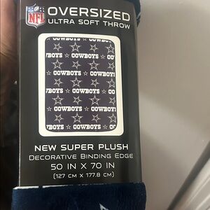 NFL Cowboys Ultra Soft Plush Throw Blanket